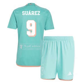 Inter Miami Luis Suarez #9 Dětské Alternativní dres komplet 2024-25 Krátký Rukáv (+ trenýrky)